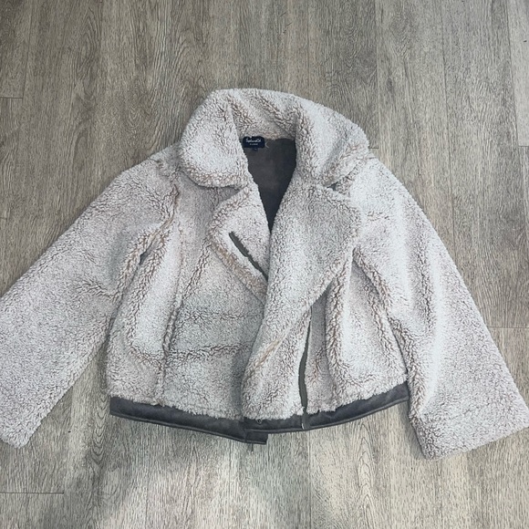 Splendid Fuax Fur Motto Jacket - Picture 3 of 4